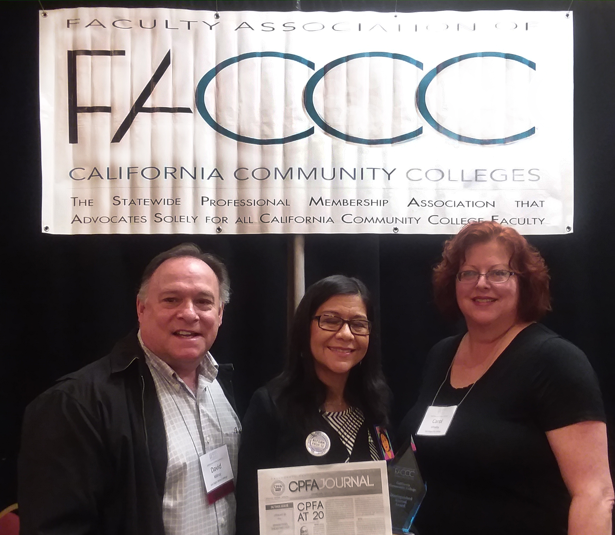 Juanita Chavez, David Milroy, and Carol Whaley